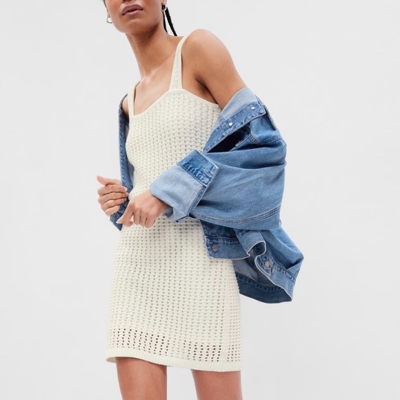 GAP Dresses & Skirts - Gap crochet dress size xl